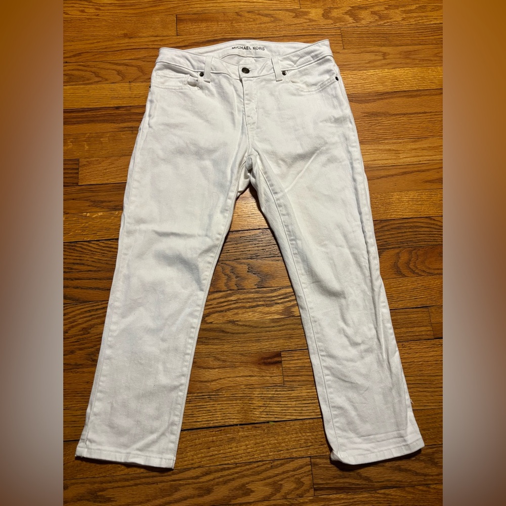 Michael Kors Women’s Slim White Jeans